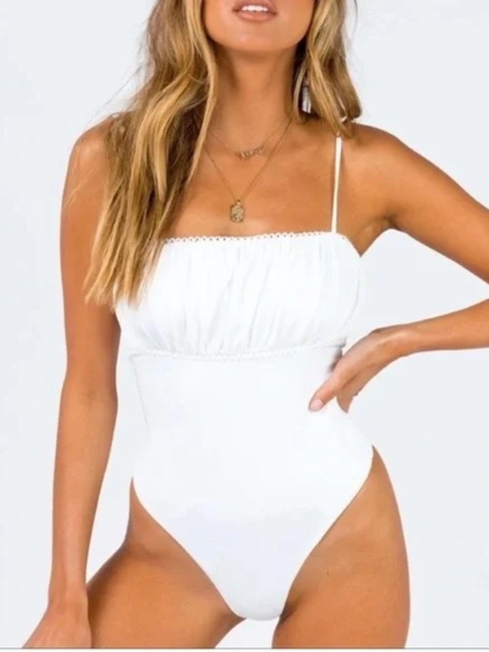 Princess Polly Malia White Bodysuit